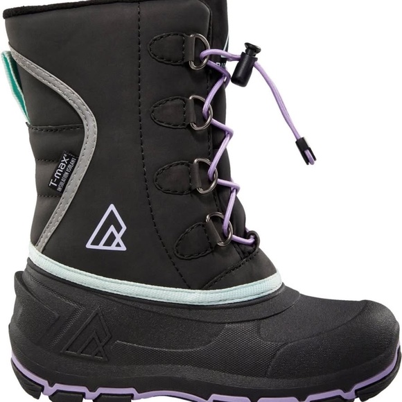 BRAND NEW girl youth ripzone whiteout snow winter boots size 13 (-40 to -50C) - Picture 1 of 6